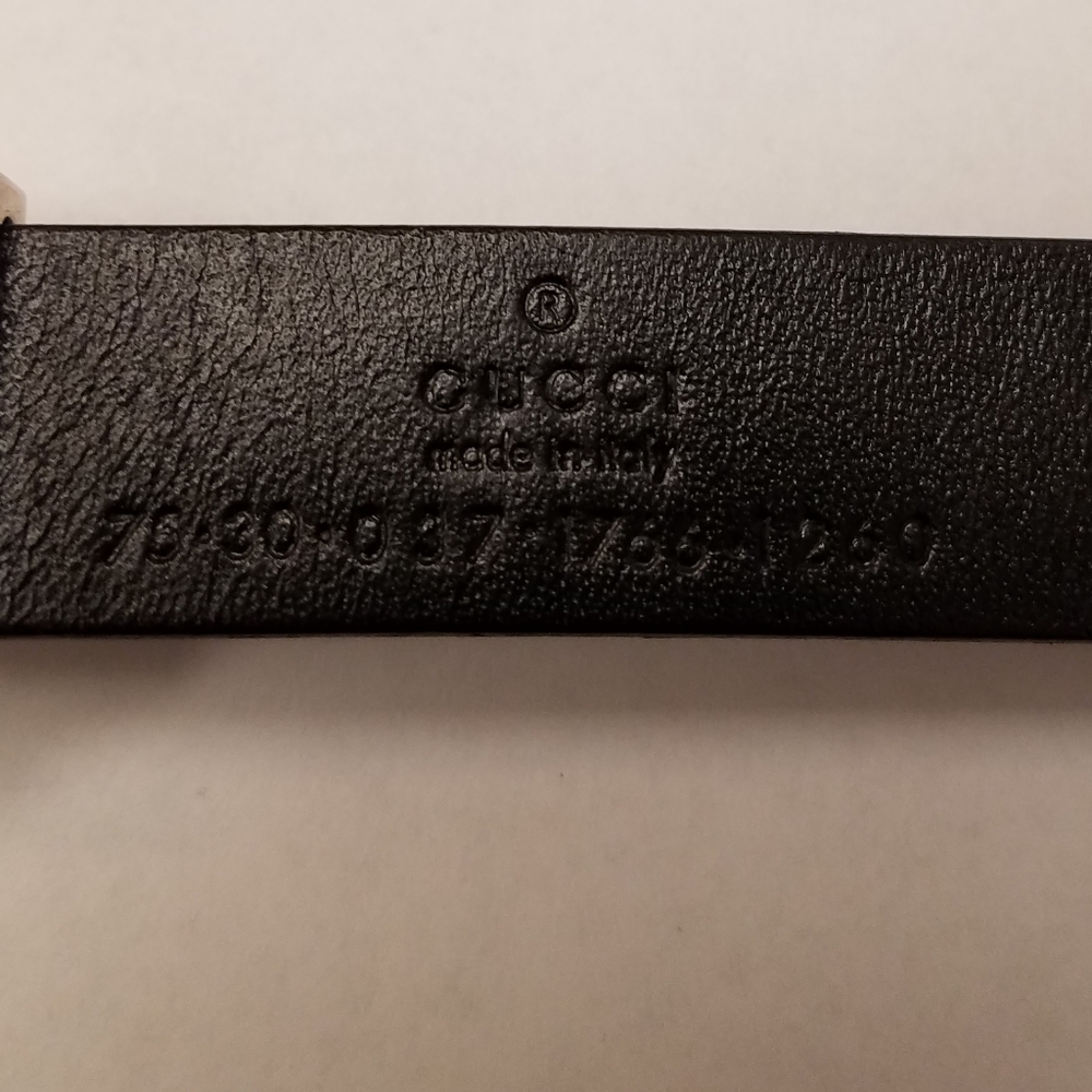 GUCCI Vintage Leather Belt - Picture 8 of 9